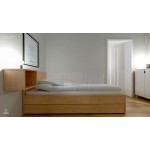 Κρεβάτι παιδικό Simple-Φυσικό - Λευκό