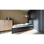 Κρεβάτι παιδικό Simple-Μαύρο - Λευκό