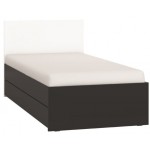 Κρεβάτι παιδικό Simple-Μαύρο - Λευκό