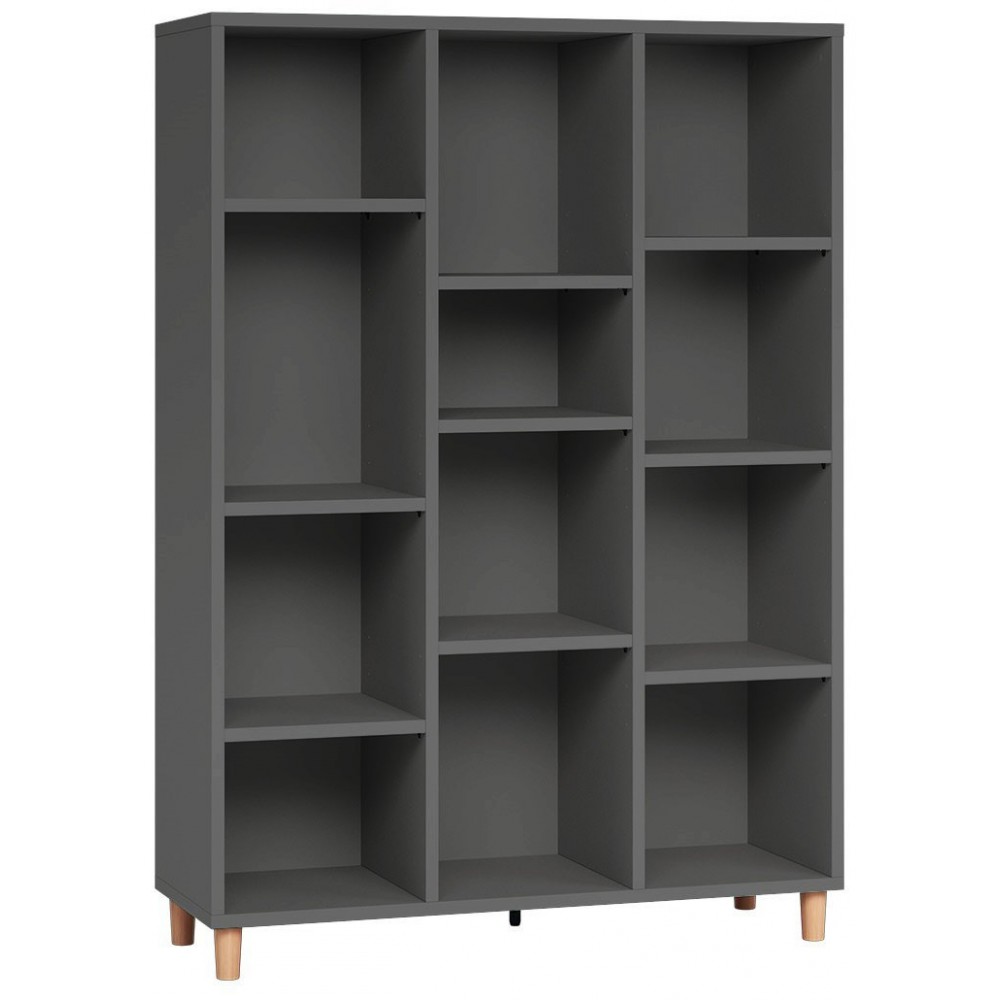 Βιβλιοθήκη Simple χαμηλή-Γκρι