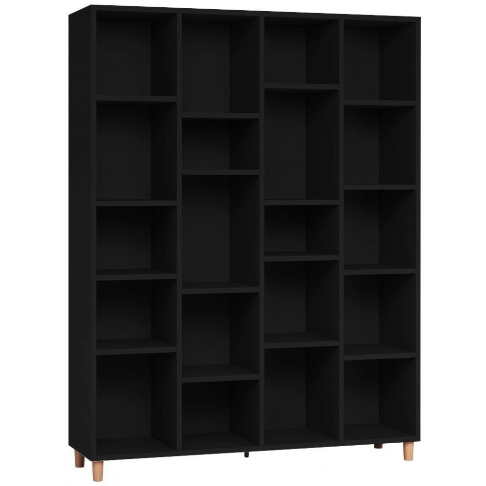 Βιβλιοθήκη Simple 4x5-Μαύρο