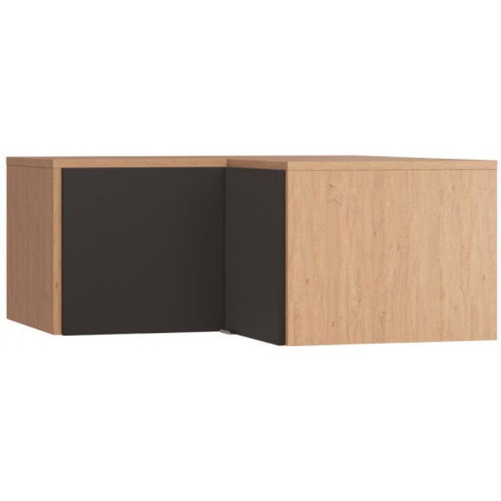 Πατάρι γωνιακής ντουλάπας Simple-Φυσικό - Μαύρο