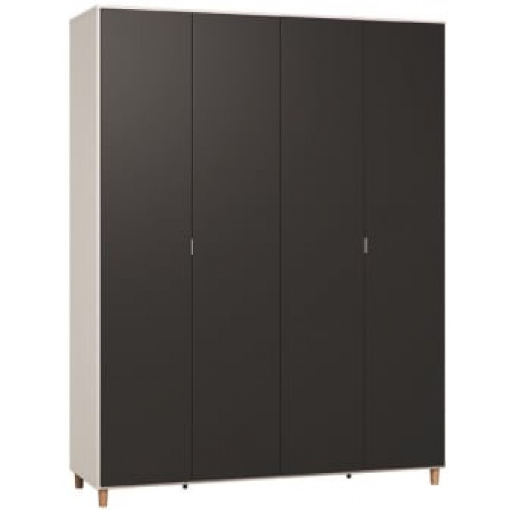 Ντουλάπα Simple τετράφυλλη 185x55x239