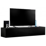 Κρεμαστό έπιπλο τηλεόρασης Fly IV-Μαύρο