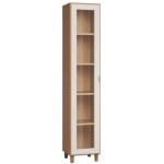 Βιτρίνα Simple-Φυσικό - Λευκό