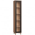 Βιτρίνα Simple-Φυσικό - Μαύρο