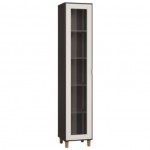 Βιτρίνα Simple-Μαύρο - Λευκό