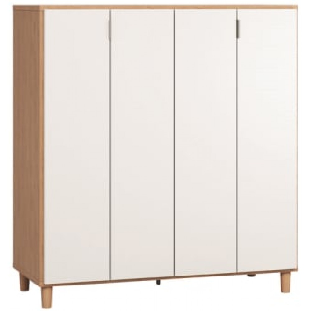 Σκευοθήκη Simple-Φυσικό - Λευκό