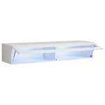 Κρεμαστή οριζόντια βιτρίνα Fly I-Λευκό-Μήκος: 160 εκ.