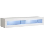 Κρεμαστή οριζόντια βιτρίνα Fly I-Λευκό-Μήκος: 160 εκ.