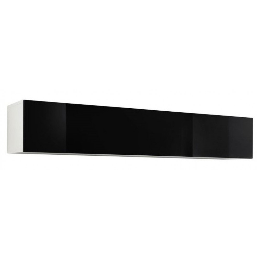 Κρεμαστή οριζόντια στήλη Fly-Μαύρο - Λευκό-Μήκος: 160 εκ.