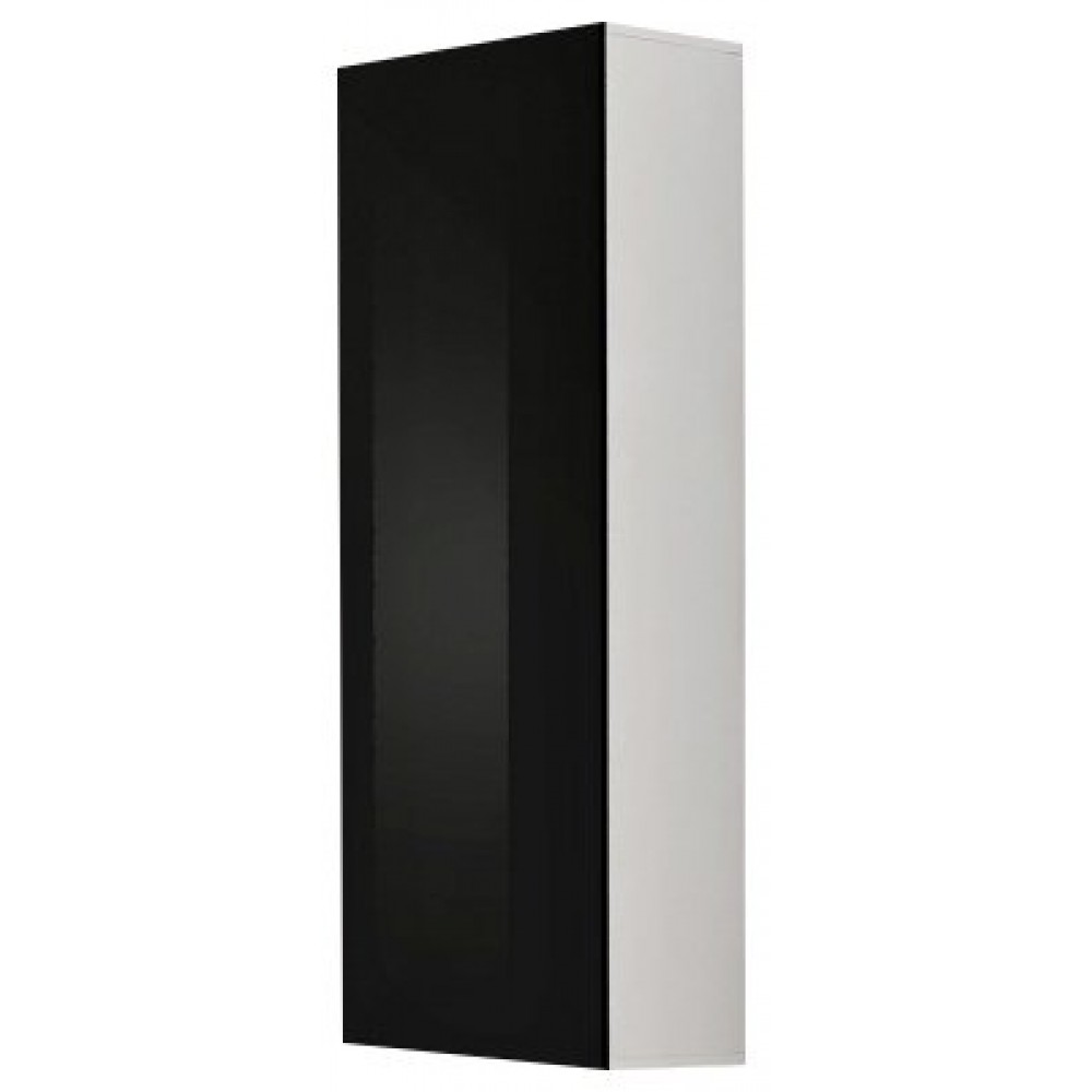 Κρεμαστή στήλη Fly-Μαύρο - Λευκό-Ύψος: 126 εκ.