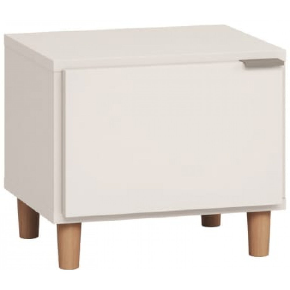 Κομοδίνο Simple II-Λευκό