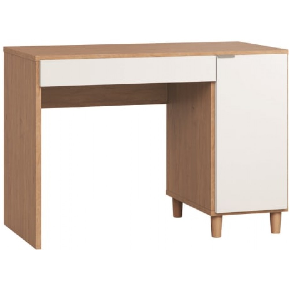 Γραφείο Simple 110-Φυσικό - Λευκό