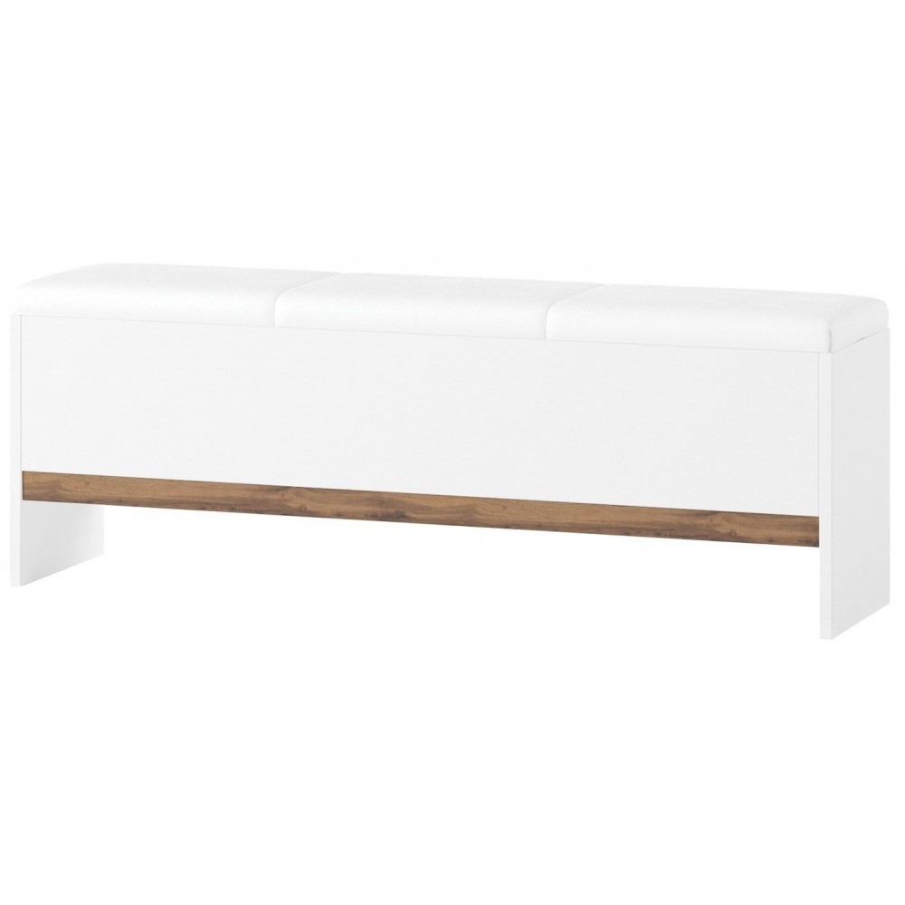 Υποπόδιο - Σκαμπό κρεβατιού Ludost-Φυσικό - Γκρι