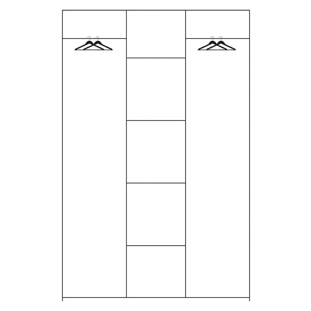 Ντουλάπα Olavo τρίφυλλη