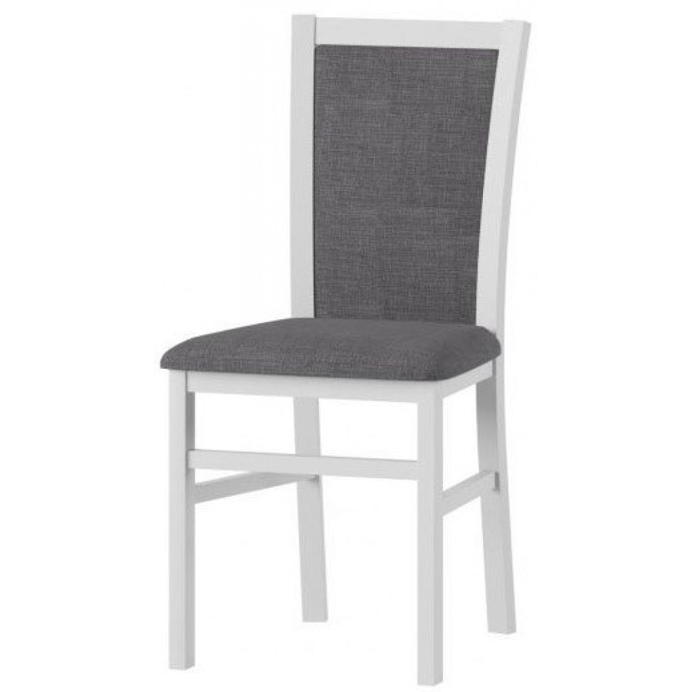 Καρέκλα Meriland-Λευκό - Γκρι Σκούρο