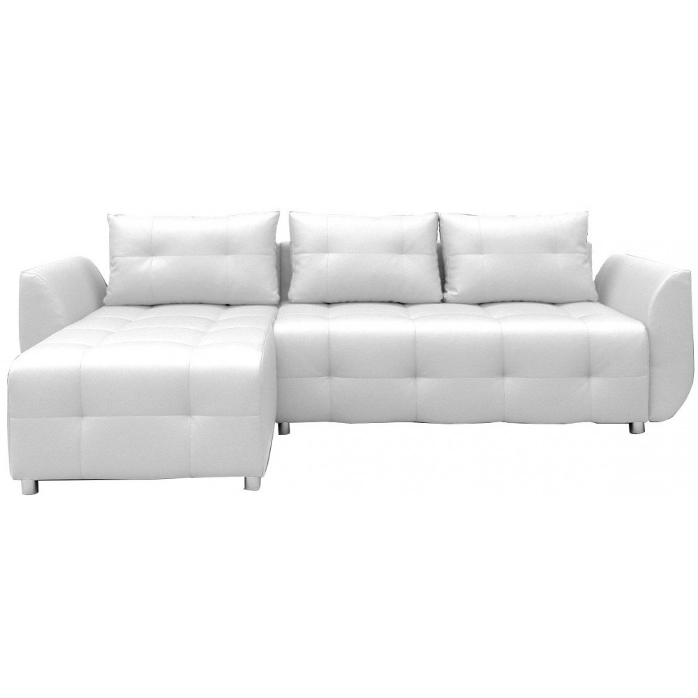 Γωνιακός καναπές Marten-Λευκό 238x150x88
