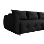Γωνιακός καναπές Marten-Μαύρο 238x150x88
