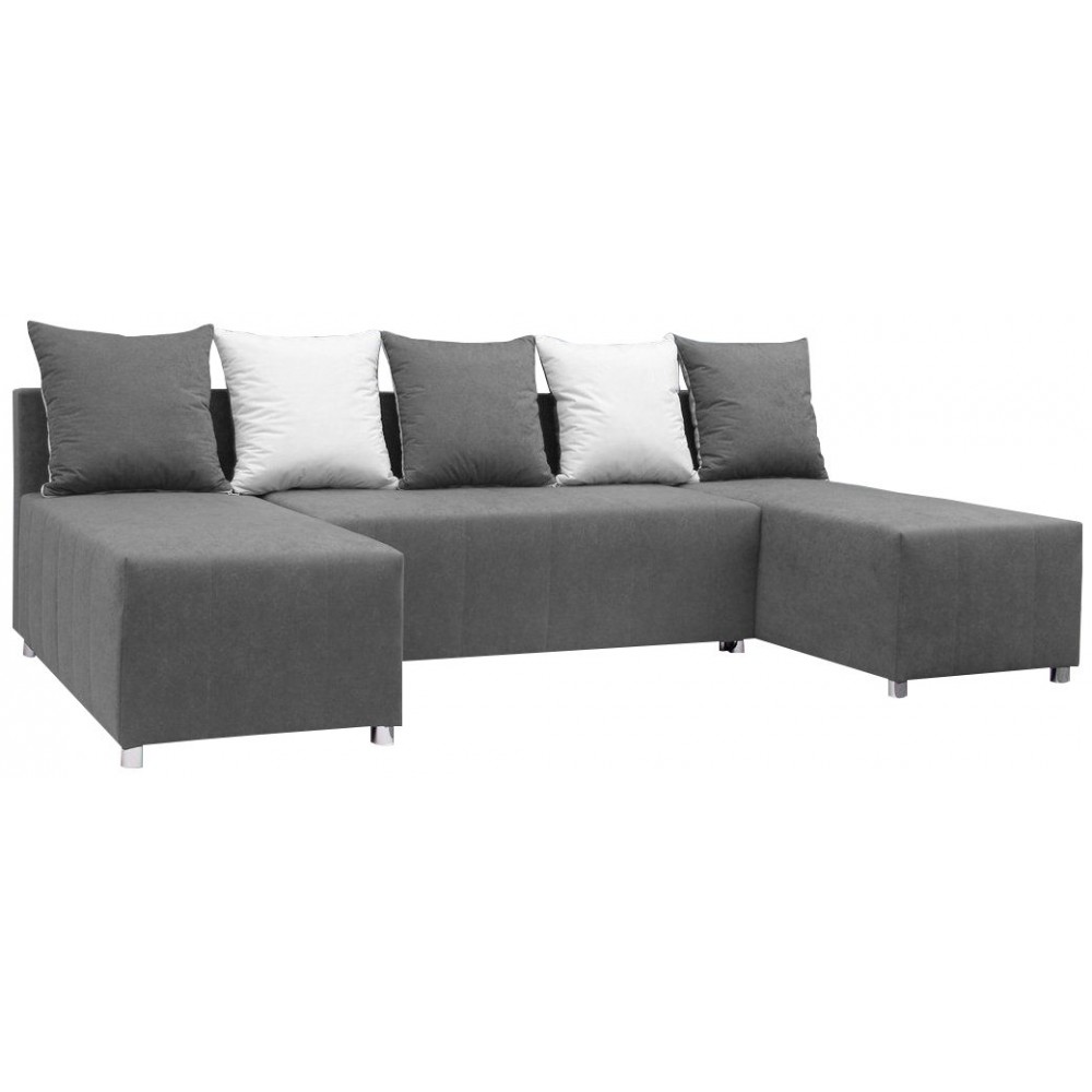 Γωνιακός καναπές Felipe-Γκρι 253x145x85