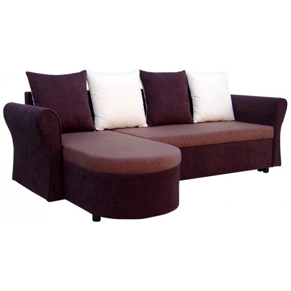 Γωνιακός καναπές Dimus-Καφέ 224x145x85