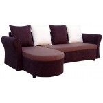 Γωνιακός καναπές Dimus-Καφέ 224x145x85