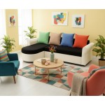 Γωνιακός καναπές Dimus-Πολύχρωμο 224x145x85