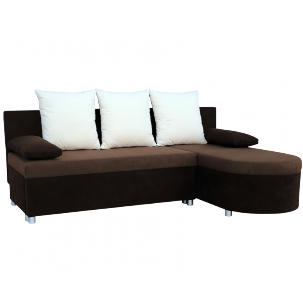 Γωνιακός καναπές Karl-Καφέ 193x143x72