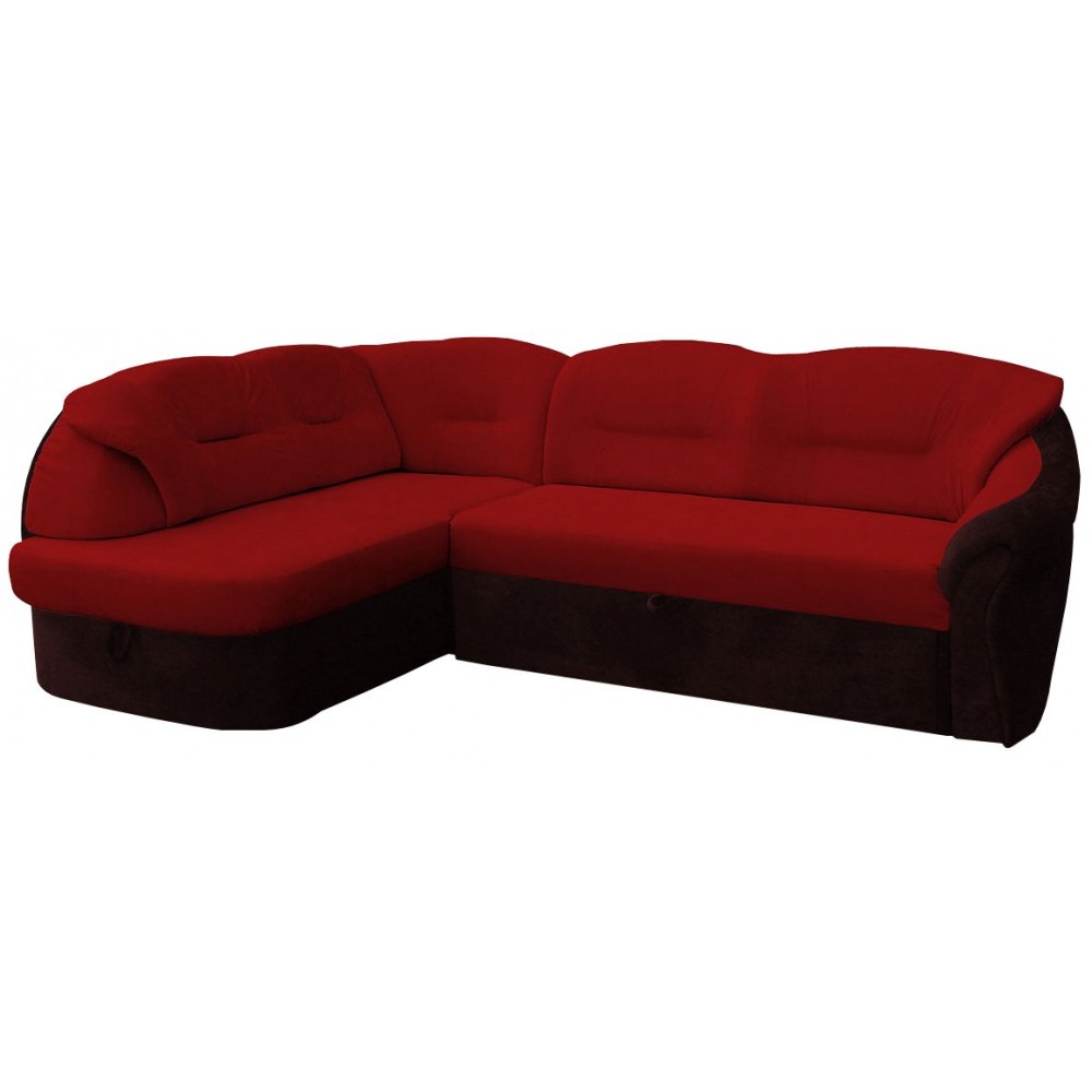 Γωνιακός καναπές Audrey-Αριστερή-Κόκκινο 220x160x85