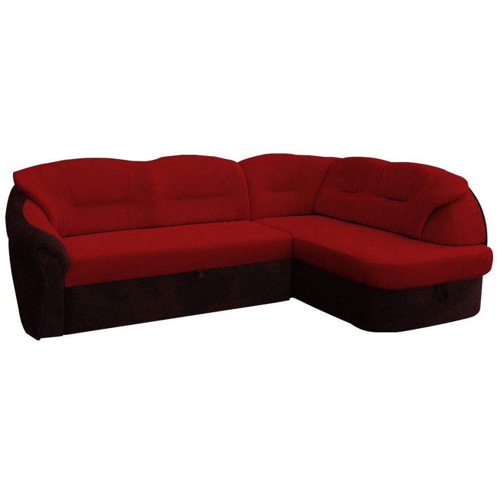 Γωνιακός καναπές Audrey-Δεξιά-Κόκκινο 220x160x85