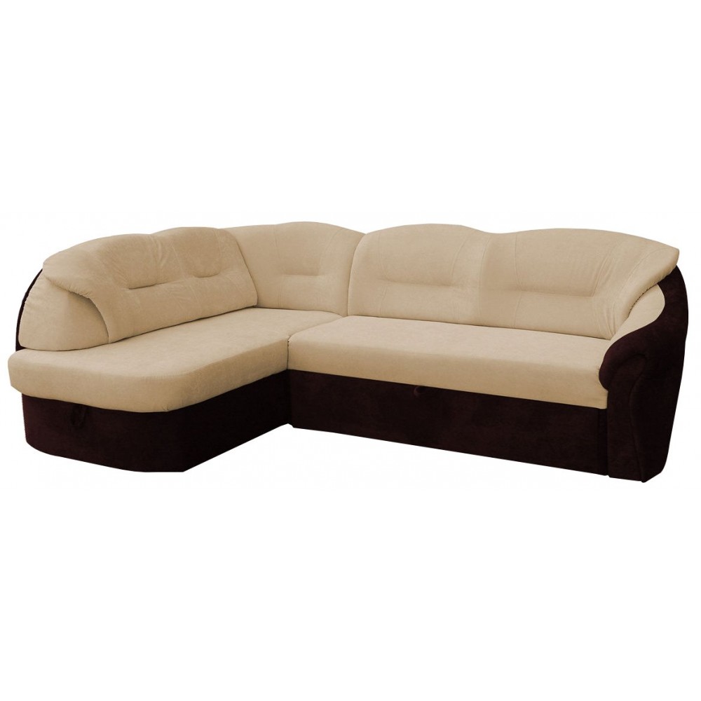 Γωνιακός καναπές Audrey-Αριστερή-Μπεζ 220x160x85