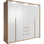 Ντουλάπα Sherio πεντάφυλλη 229.4x65x215.5