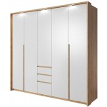 Ντουλάπα Sherio πεντάφυλλη 229.4x65x215.5