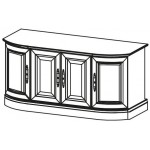 Έπιπλο τηλεόρασης Avila