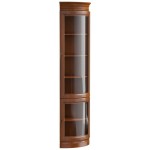 Βιτρίνα Avila γωνιακή 46.2x46.2x242.3