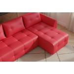 Γωνιακός καναπές Marten-Κόκκινο 238x150x88