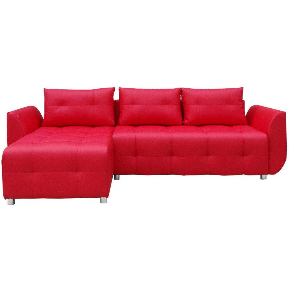 Γωνιακός καναπές Marten-Κόκκινο 238x150x88