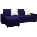 Γωνιακός καναπές Odette-Μπλε 222x145x85