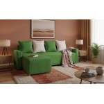 Γωνιακός καναπές Odette-Πράσινο 222x145x85