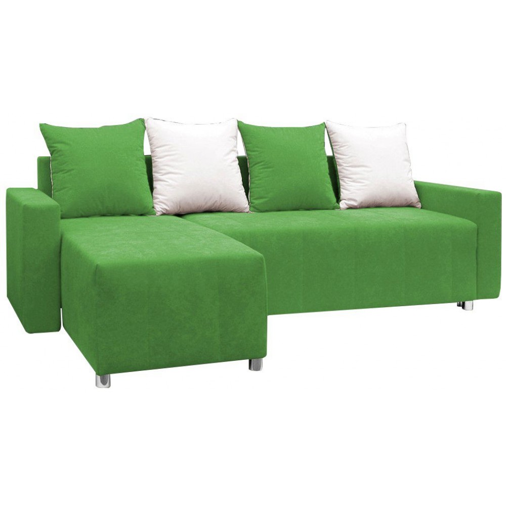 Γωνιακός καναπές Odette-Πράσινο 222x145x85
