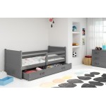 Κρεβάτι Riccon-Γραφίτης-200 x 90 205x97x73