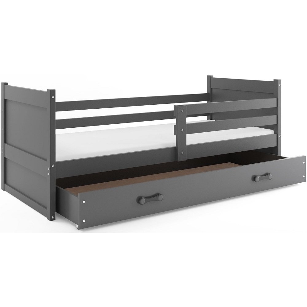 Κρεβάτι Riccon-Γραφίτης-200 x 90 205x97x73