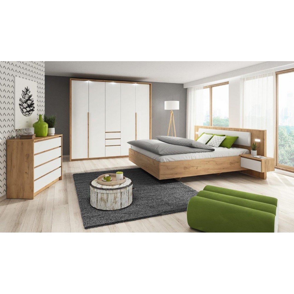 Συρταριέρα Sherio-Φυσικό-Λευκό