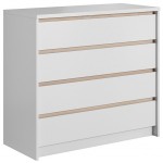 Συρταριέρα Sherio-Φυσικό-Λευκό