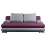 Καναπές - κρεβάτι Ribod-Μωβ - Γκρι 200x95x85
