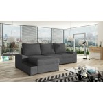 Γωνιακός καναπές Nero-Πράσινο-Αριστερή