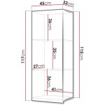 Κρεμαστό ντουλάπι Calabrini 105x32x35