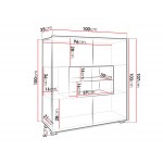 Μπουφές Calabrini-Λευκό