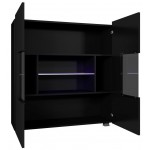 Μπουφές Calabrini-Μαύρο