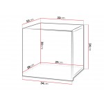 Κρεμαστό ντουλάπι Calabrini mini 34x32x34
